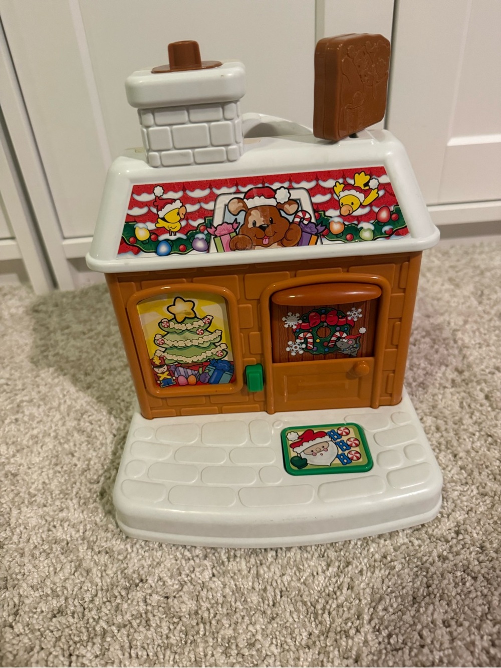 Fisher-Price A Visit from Santa Christmas Cottage